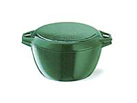 AGA Traditional Round Cast Iron Casserole C/W Lid 1.3 Litre 